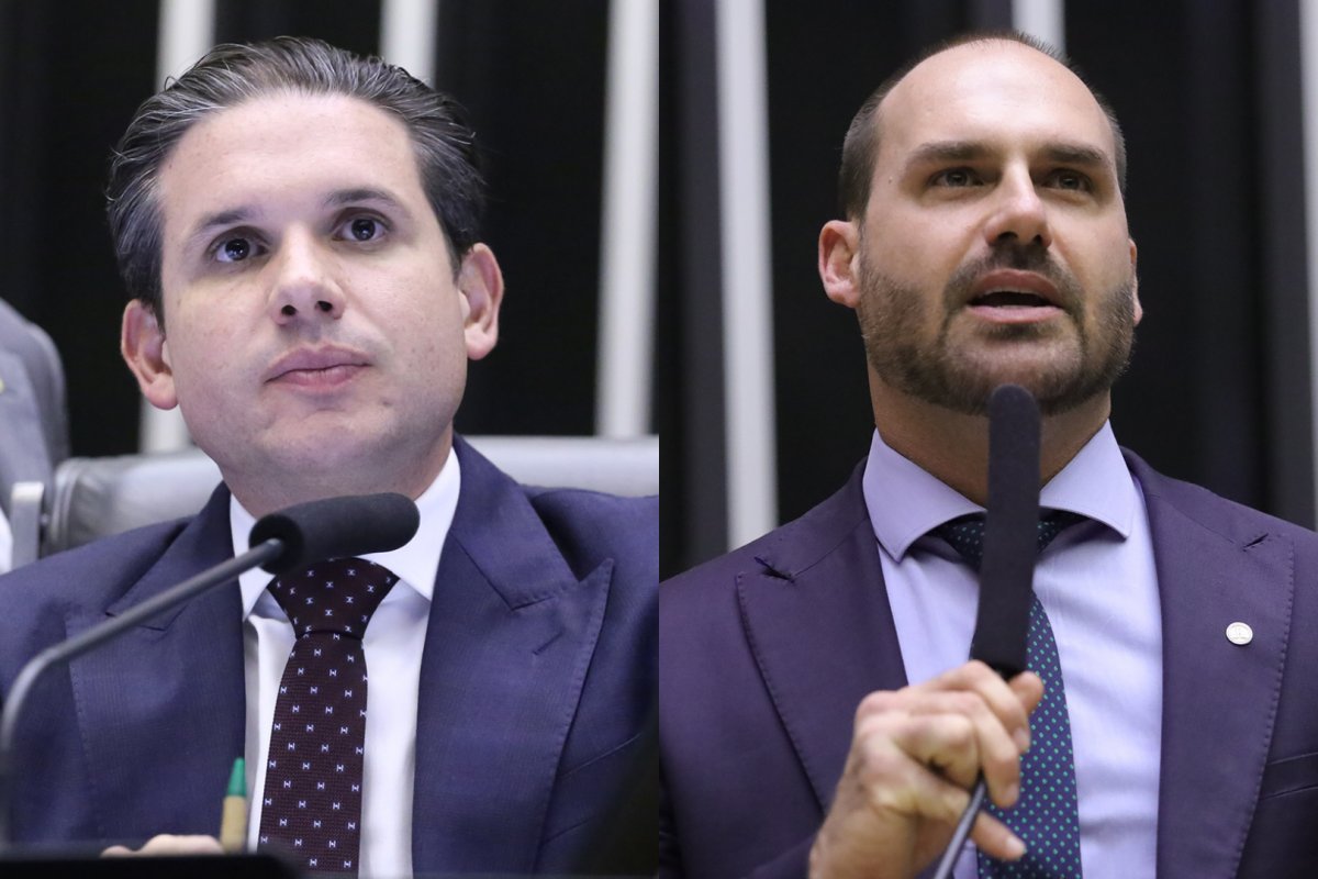 "Ele cumpriu o número de faltas suficientes para isso", afirma Hugo Motta sobre cassação do mandato de Eduardo Bolsonaro