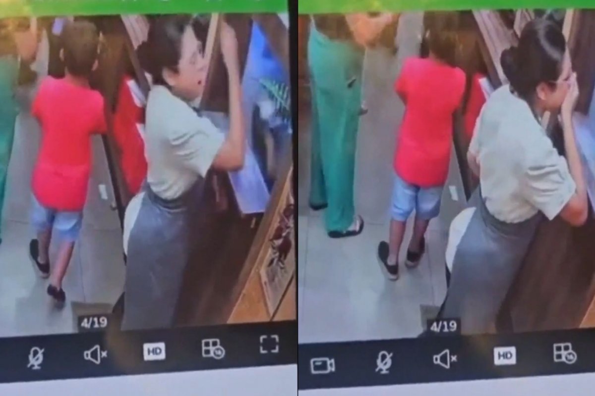 Vídeo: funcionária de restaurante é agredida por gerente durante o trabalho 