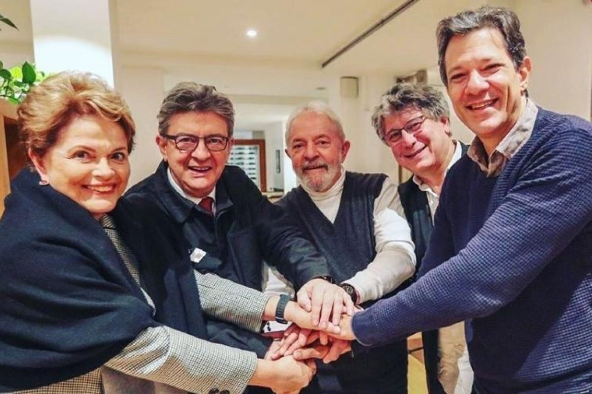 Lula Dilma e Haddad se encontram com políticos franceses, em Paris