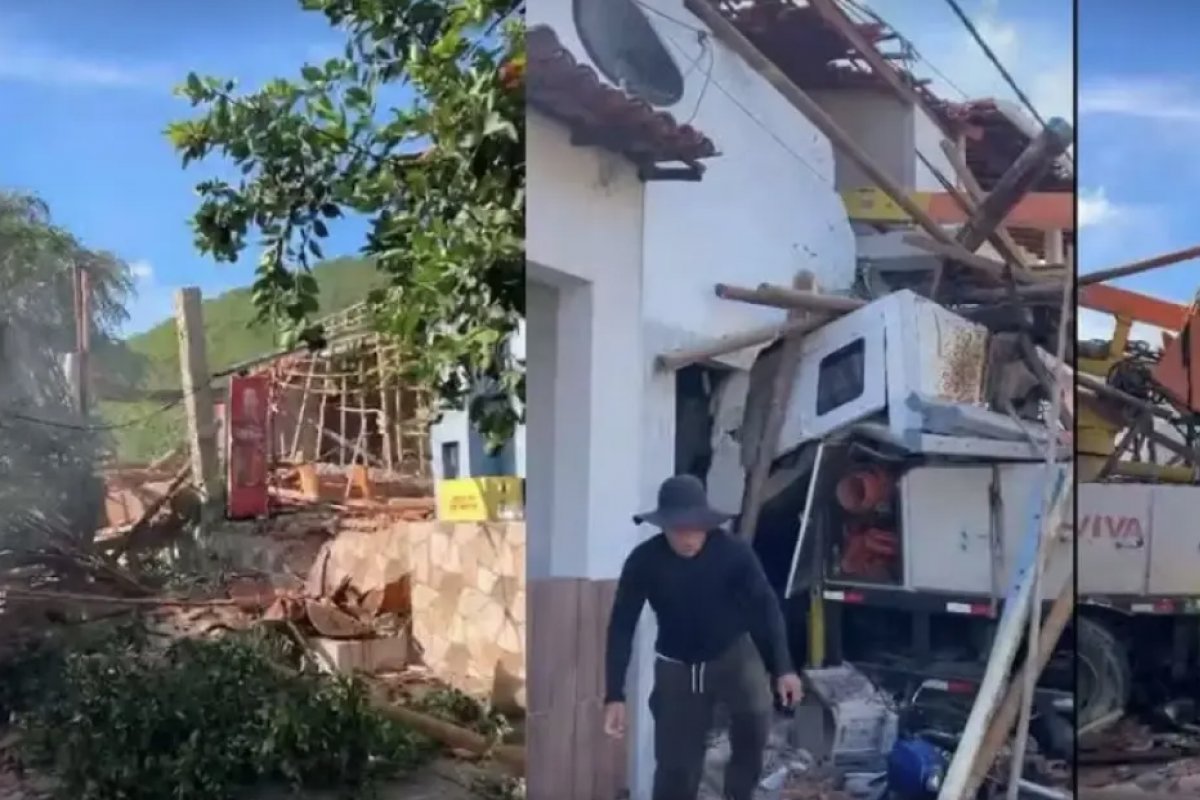 Caminhão desgovernado atinge imóvel e deixa cinco mortos na Chapada Diamantina