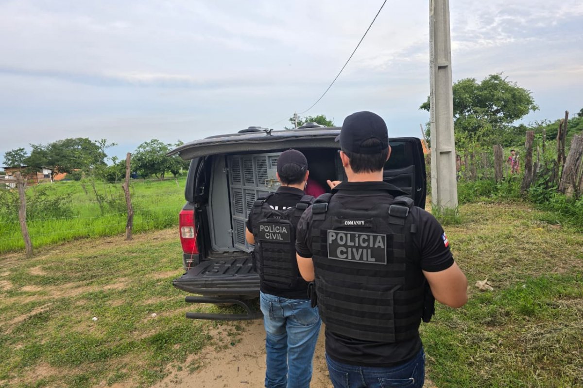 Casal é preso por crimes de estupro e ameaça contra três irmãs em Bom Jesus da Lapa