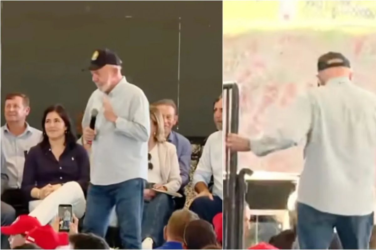 Vídeo: problema técnico em microfone irrita Lula, que abandona discurso no meio do evento