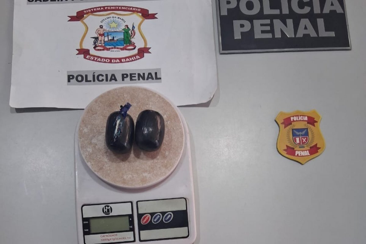 Mulher é flagrada com droga nas partes íntimas ao tentar entrar na Cadeia Pública