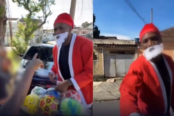[Vídeo: Após ser chamado de Saci, influenciador suspende distribuição de presentes de Natal]