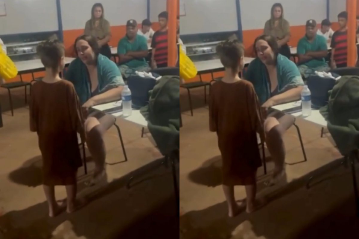 Vídeo: criança de 8 anos escapa de naufrágio e salva mãe e irmão bebê no Mato Grosso