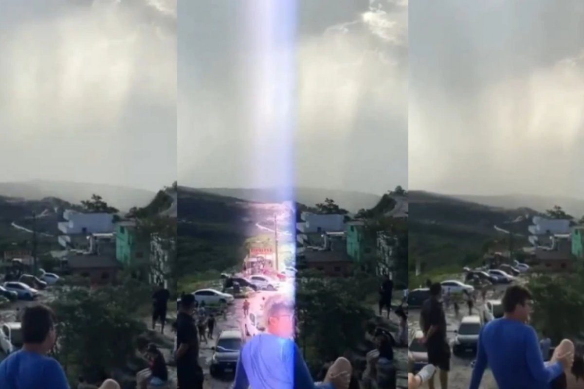 Vídeo: turista morre após passar mal em saída de tirolesa em Minas Gerais; queda de raios foi registrada
