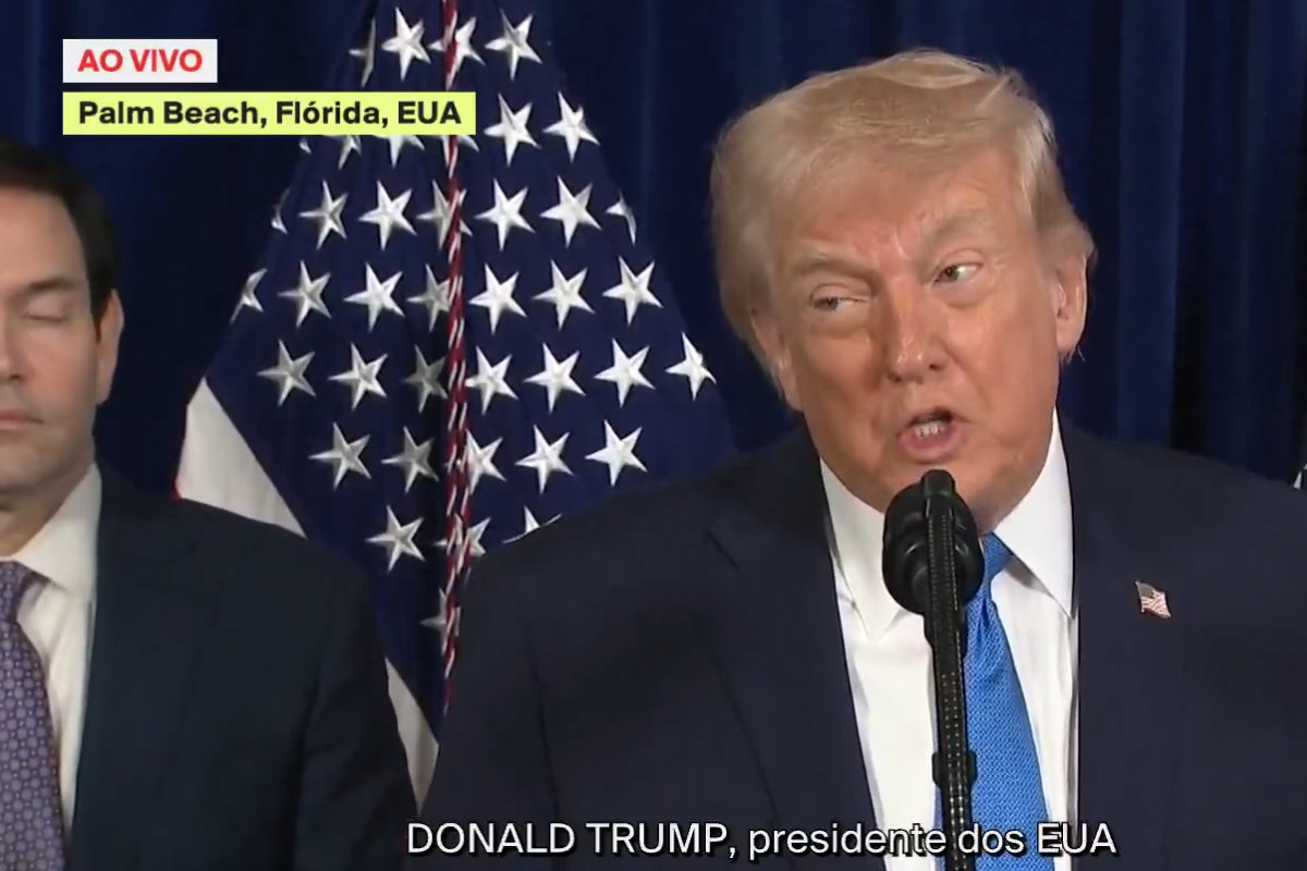 Vídeo: Trump anuncia que EUA irão administrar a Venezuela após captura de Maduro