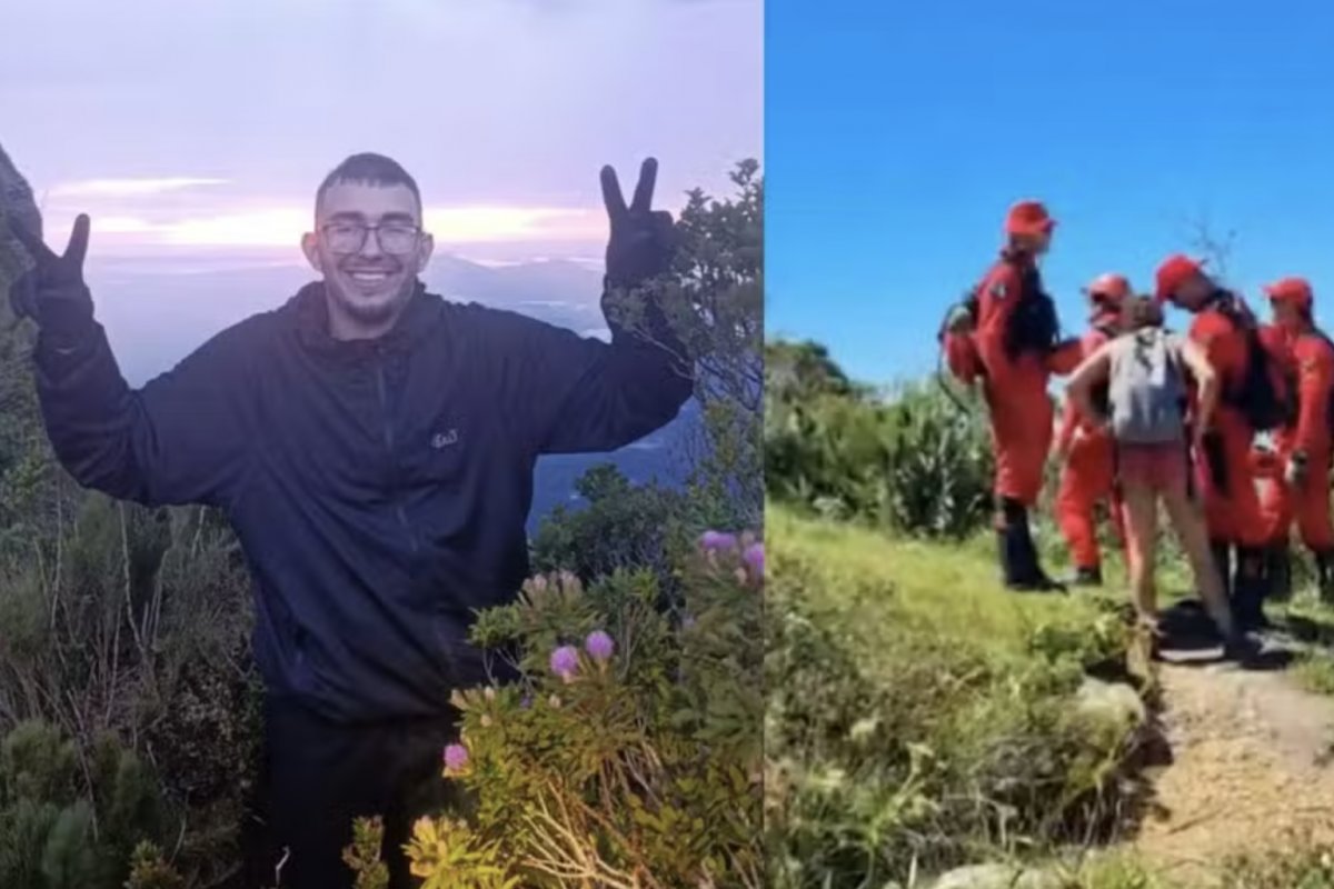 Bombeiros usam drones em busca por jovem desaparecido em trilha no PR