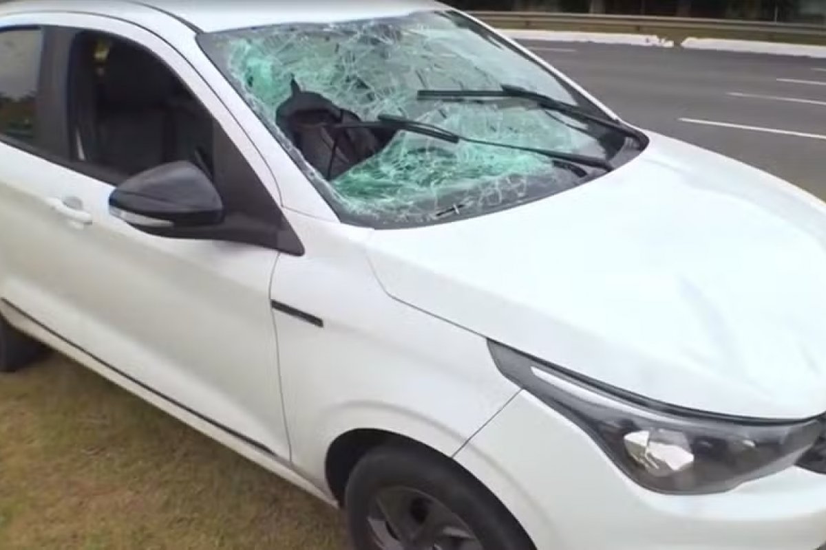 Gari é atropelado enquanto trabalhava em canteiro na Paralela