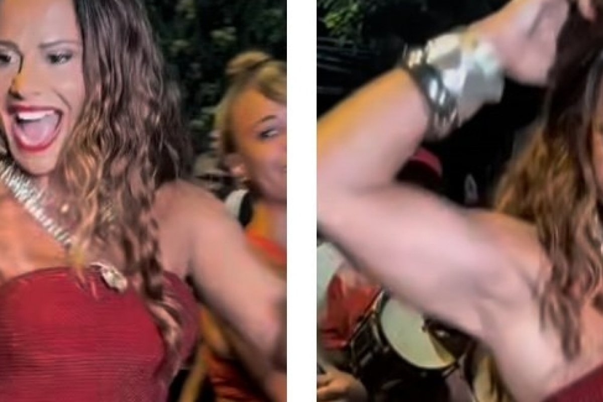  Viviane Araújo mostra muito samba no pé, durante o primeiro ensaio de rua do Salgueiro! 