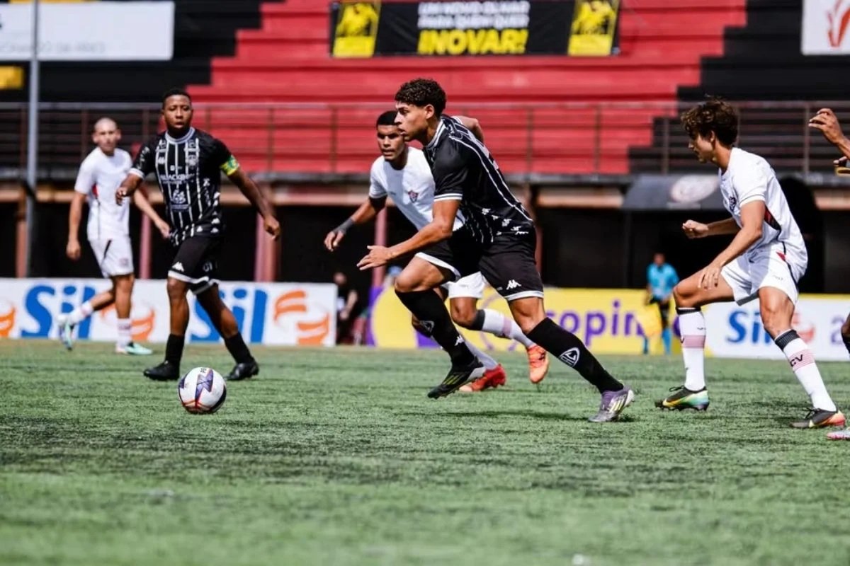 Já classificado para próxima fase, Vitória perde para Flamengo-SP e agora encara Palmeiras na próxima fase da Copinha