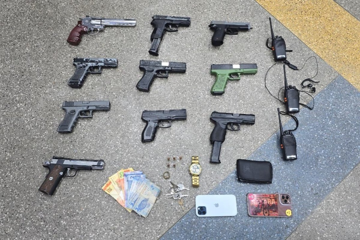 PM interrompe gravação audiovisual em Boa Vista de São Caetano e apreende munições