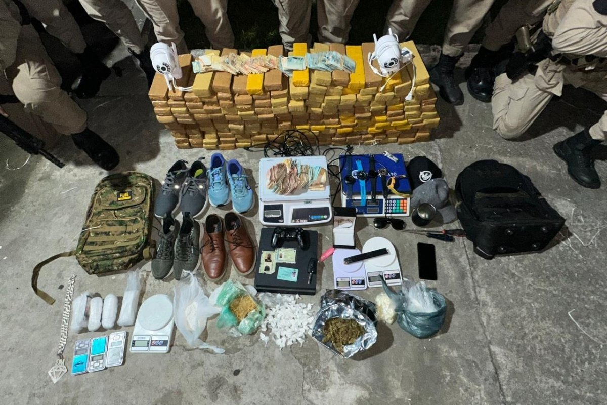Operação prende dois suspeitos e apreende 200 kg de drogas em Itabuna
