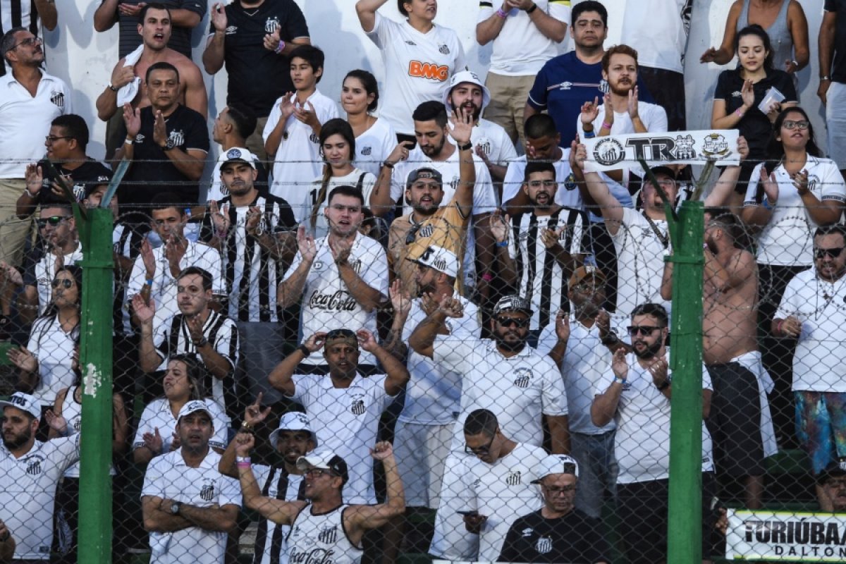 Torcedor imita macaco para santistas em jogo da Libertadores