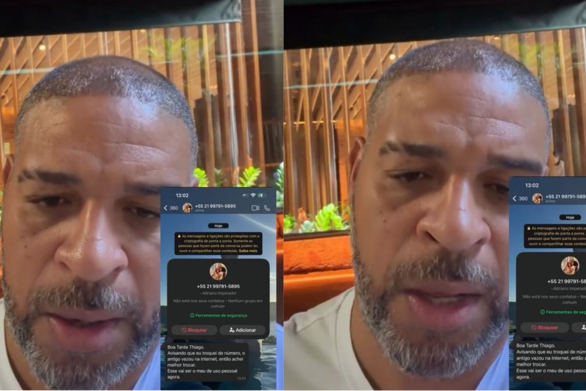  Vídeo: Após a mãe ser vítima de um estelionatário, Adriano Imperador faz alerta nas redes sociais 