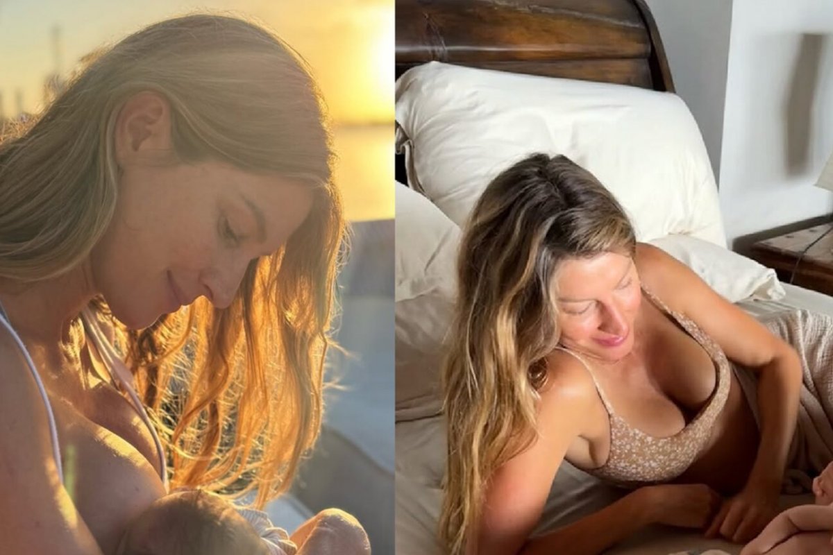 Gisele Bündchen mostra o rosto do filho caçula no aniversário de 1 ano!
