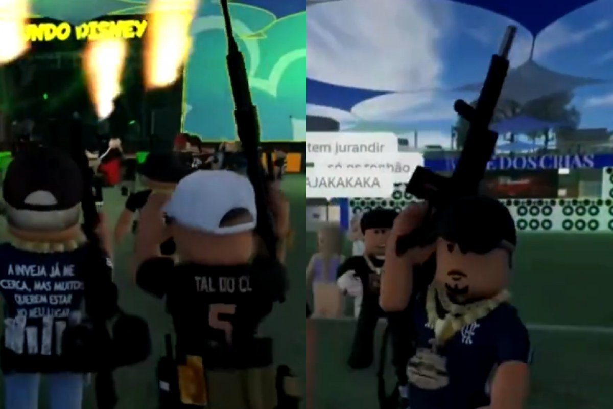 Vídeo: famoso entre crianças, Roblox vira alvo da polícia após simulação de baile funk do CV