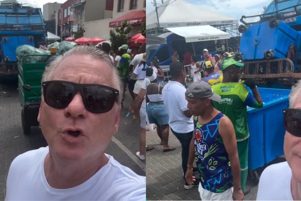 [Vídeo: Prefeitura de Salvador é crítica após caminhão de lixo passar no meio da Festa de Iemanjá]