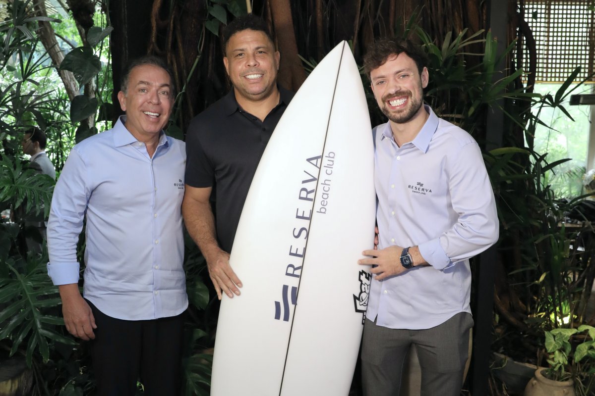 Ronaldo Nazário é anunciado como sócio do Reserva Beach Club, novo clube de ondas! 