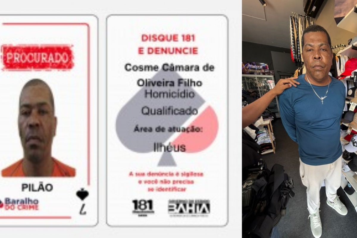 7 de Espadas do Baralho do Crime é preso na Bolívia