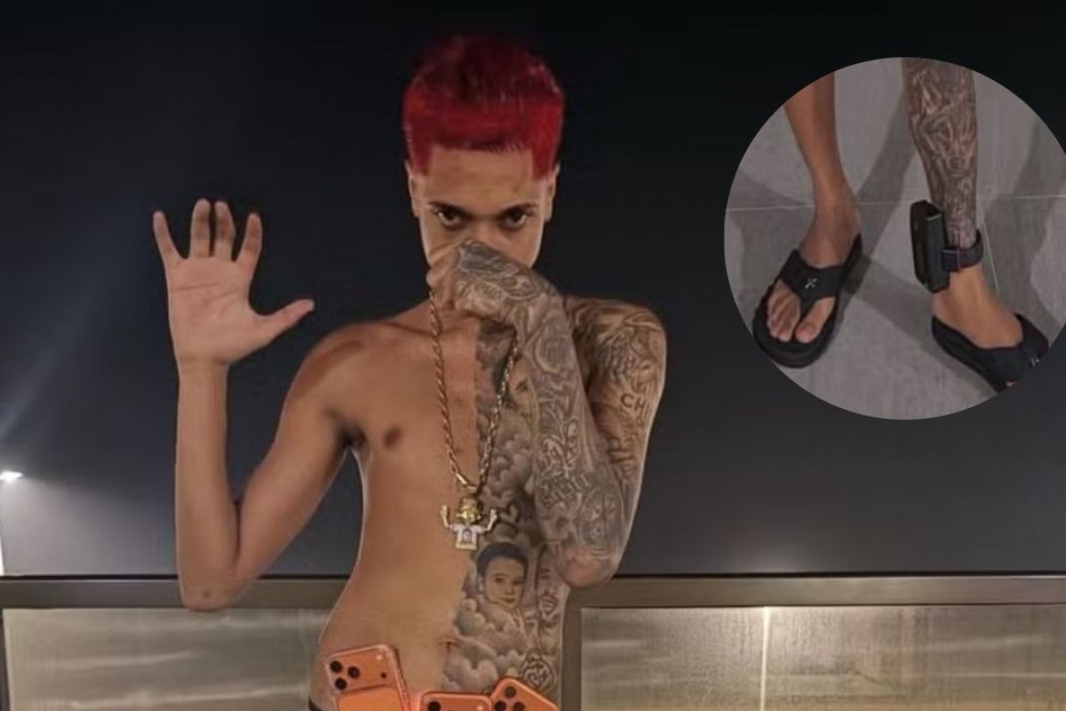 VÍDEO: “A tornozeleira não carrega”: Oruam alega falha técnica em equipamento eletrônico