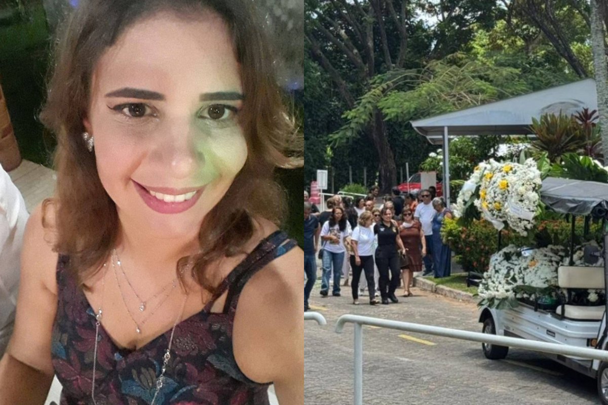 Corpo de professora morta a facadas por aluno em RO é cremado em Salvador