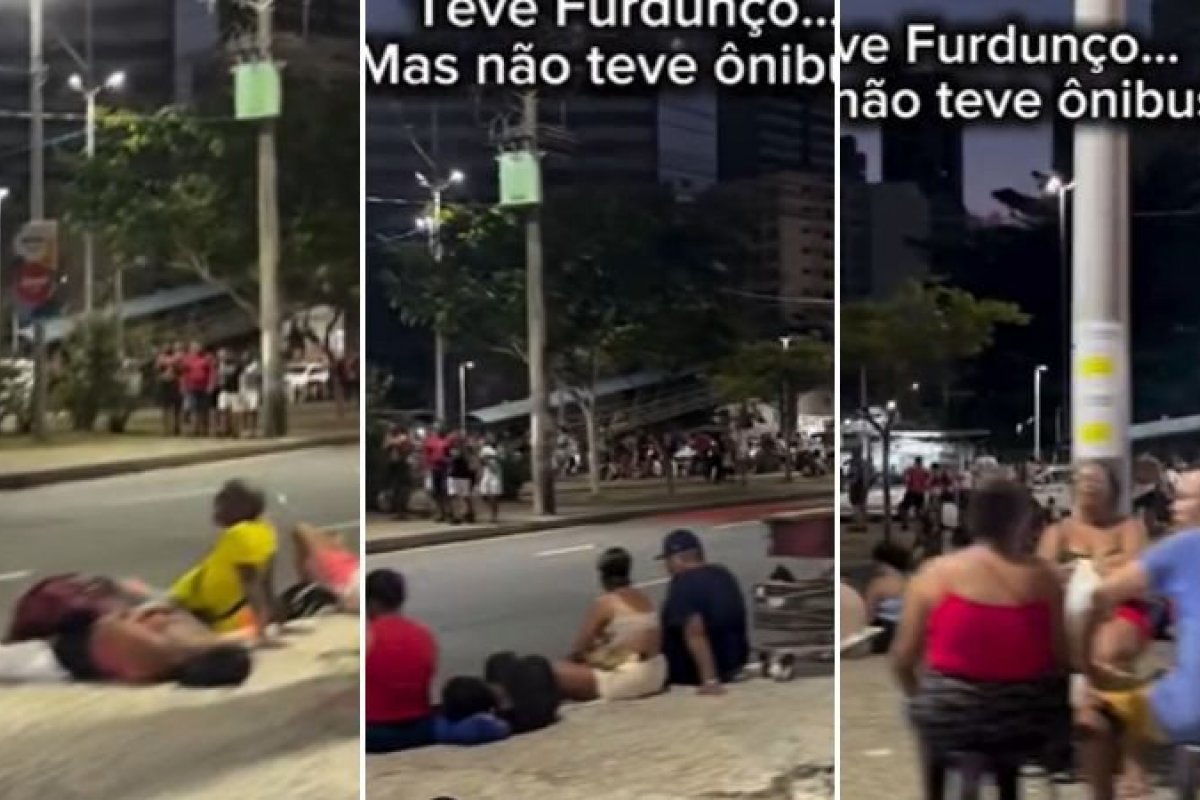 Vídeo: mototaxista critica falta de ônibus após Furdunço em Salvador: 'Uma festa dessa, sem um buzu'