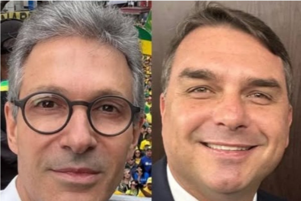 Flávio Bolsonaro nega convite a Zema para vice em eventual chapa presidencial