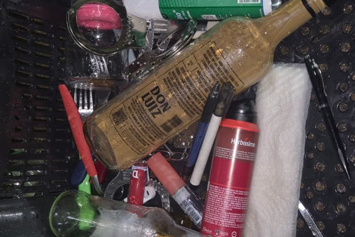 Mais de 500 objetos proibidos são apreendidos no primeiro dia do Carnaval