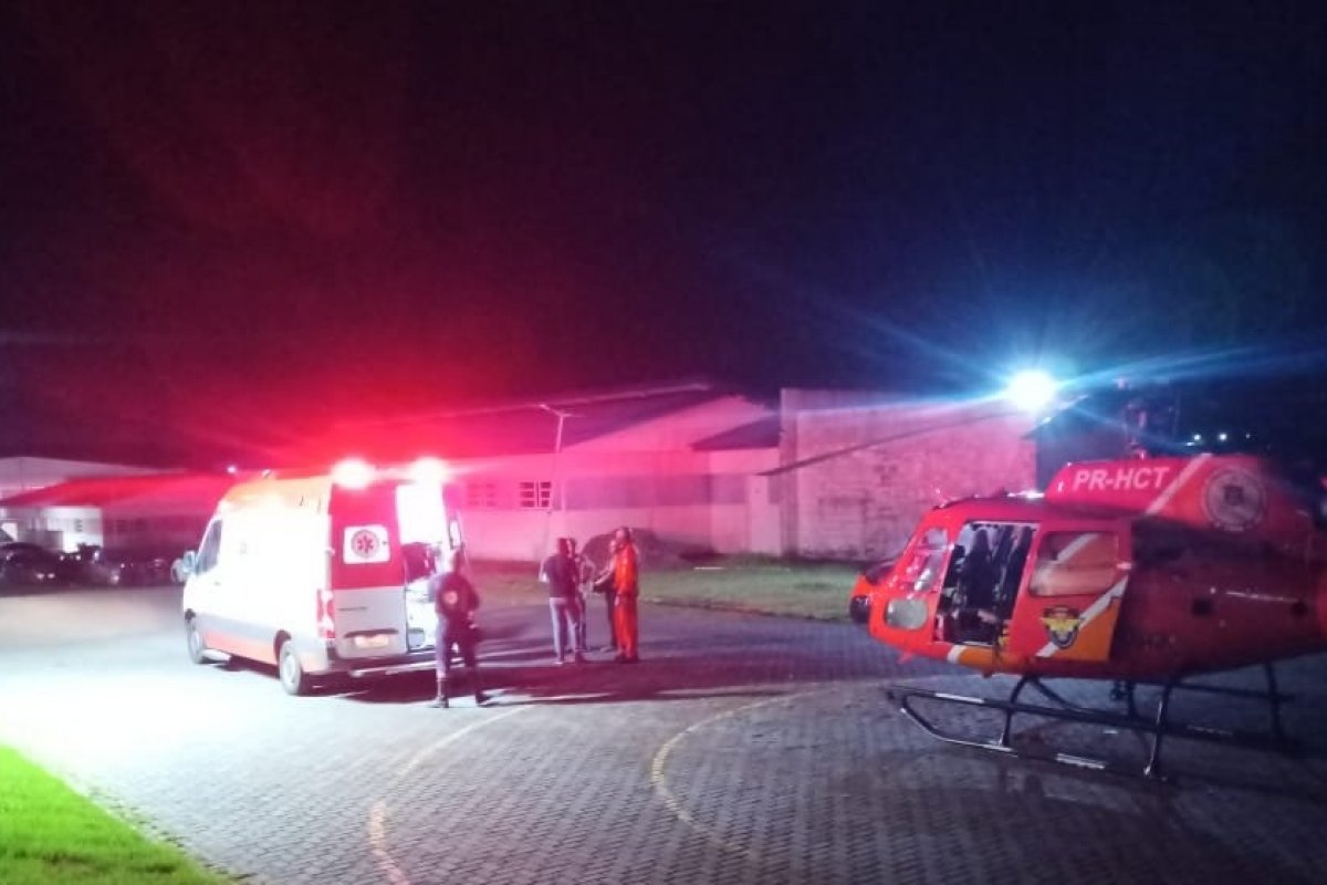 Mulher é esfaqueada em Itaparica e recebe atendimento aeromédico até um hospital de Salvador 