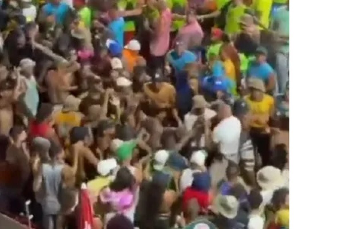 Vídeo: Coronel Sturaro "se joga" e curte pipoca de Bell Marques no Circuito Dodô