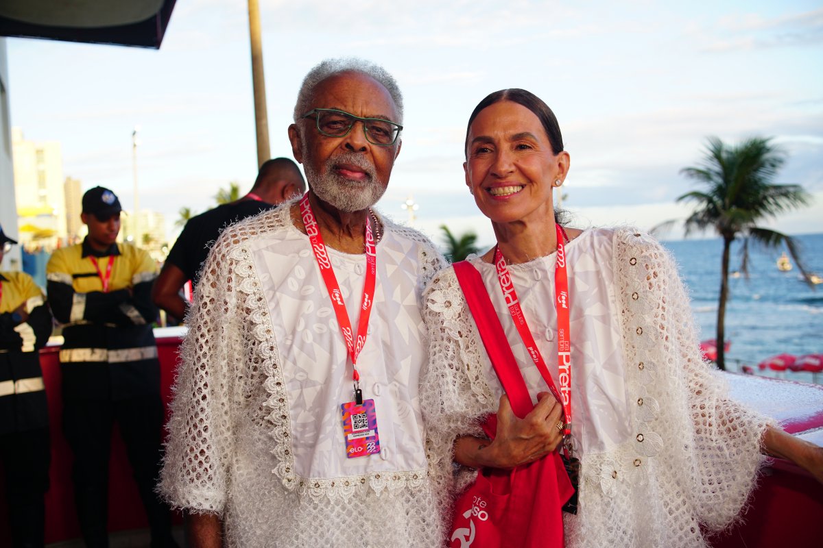 Pra sempre Preta: família Gil comparece em peso no primeiro dia de atividades do Expresso 2222! 