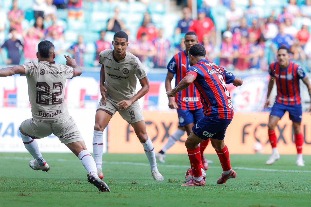 Bahia sofre empate nos acréscimos contra o Jacuipense no Baiano