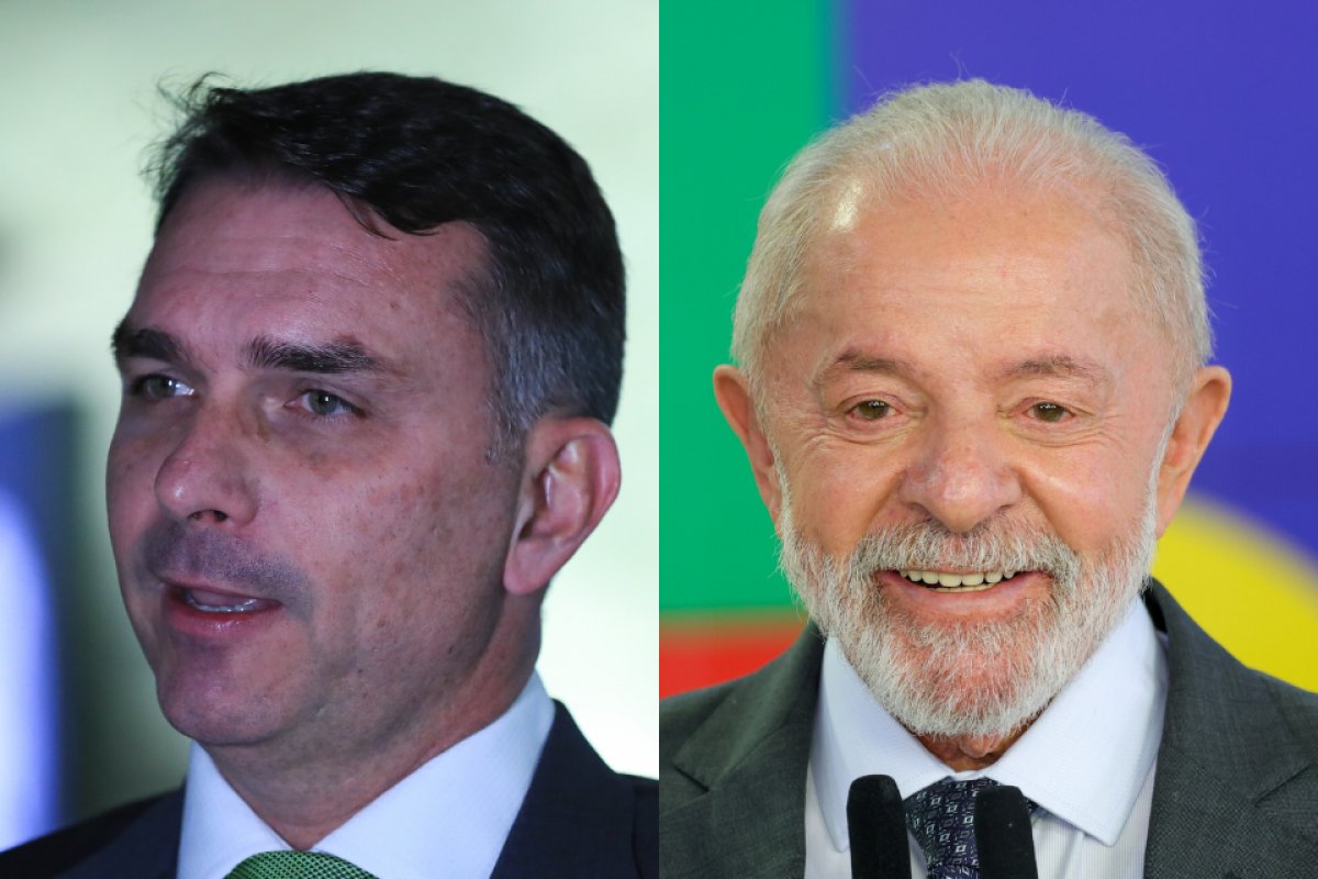 Flávio Bolsonaro divulga samba-enredo chamando Lula de ladrão
