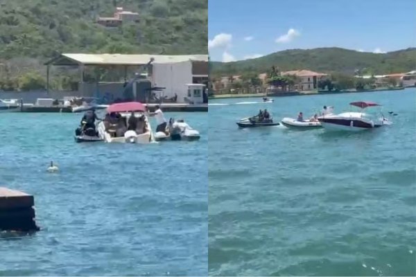 [Lancha com oito passageiros afunda em Cabo Frio]