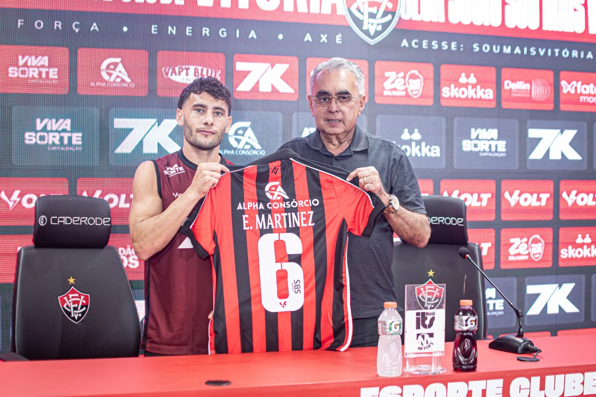 Apresentado oficialmente, Emmanuel Martínez projeta crescimento e valoriza ambiente no Vitória