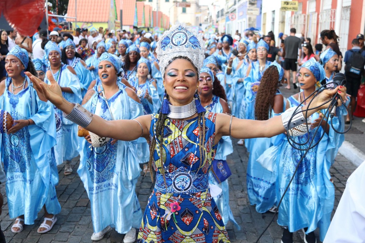 Afoxé Filhas de Gandhy encerra participação no Carnaval 2026!