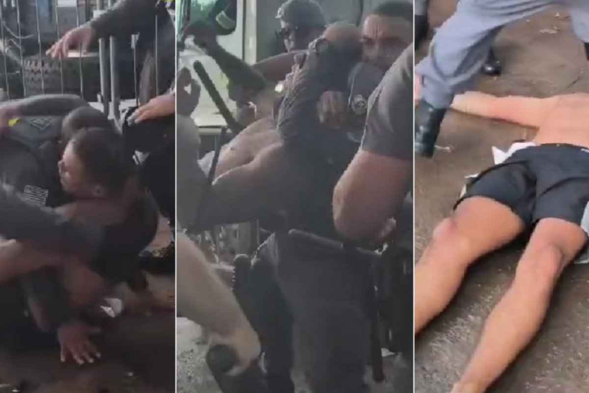 Ambulante é espancado por PMs após megabloco no Ibirapuera; policiais usam mata-leão para desmaiar a vítima
