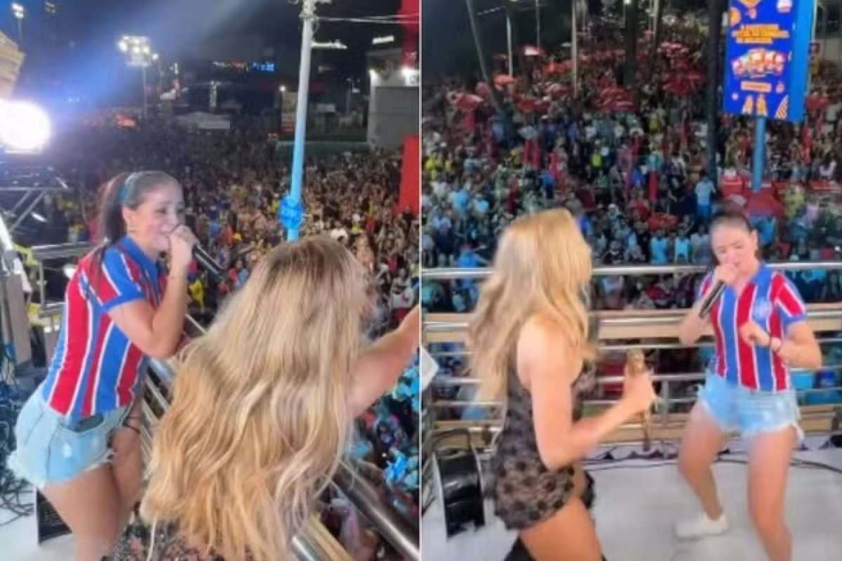 Vídeo: Após viralizar com trio vazio, cantora é convidada por Claudia Leitte e canta para multidão