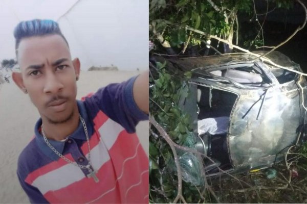 [Homem morre após carro em que estava capotar na BA-545, na Bahia ]