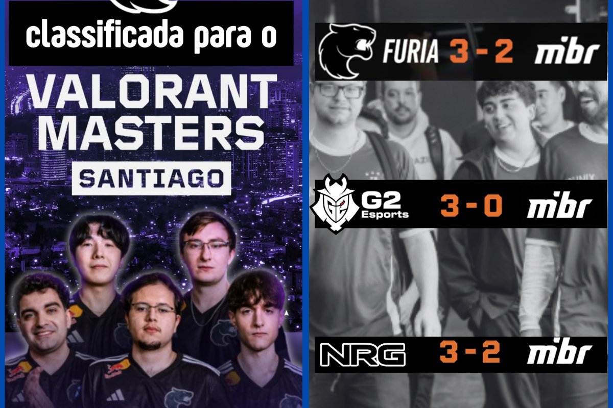 FURIA classifica para o Masters Santiago e MIBR desperdiça chances ao ser superada em três finais seguidas