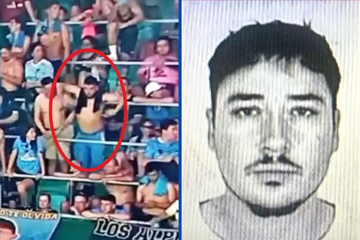 Vídeo mostra torcedor do O'Higgins ao imitar macaco para ofender jogadores do Bahia, na Arena Fonte Nova