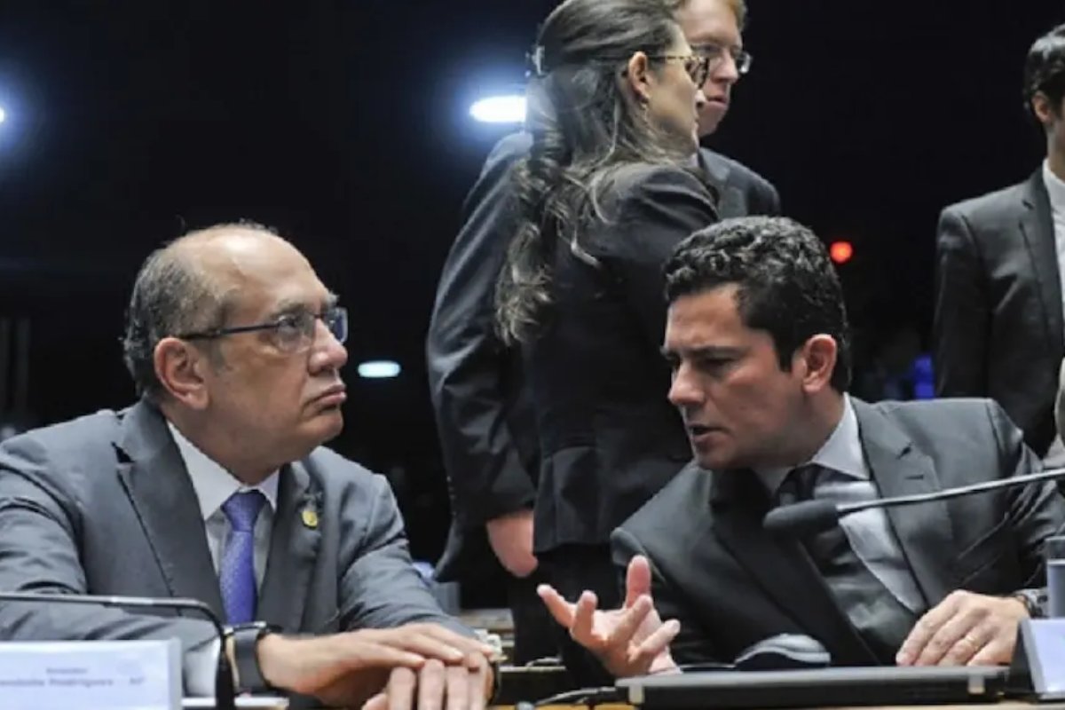 Vídeo: Gilmar Mendes ironiza criticas de Sergio Moro ao STF, e diz que ex-juiz não sabe se a palavra 'tigela' é escrita com 'G' ou com 'J'