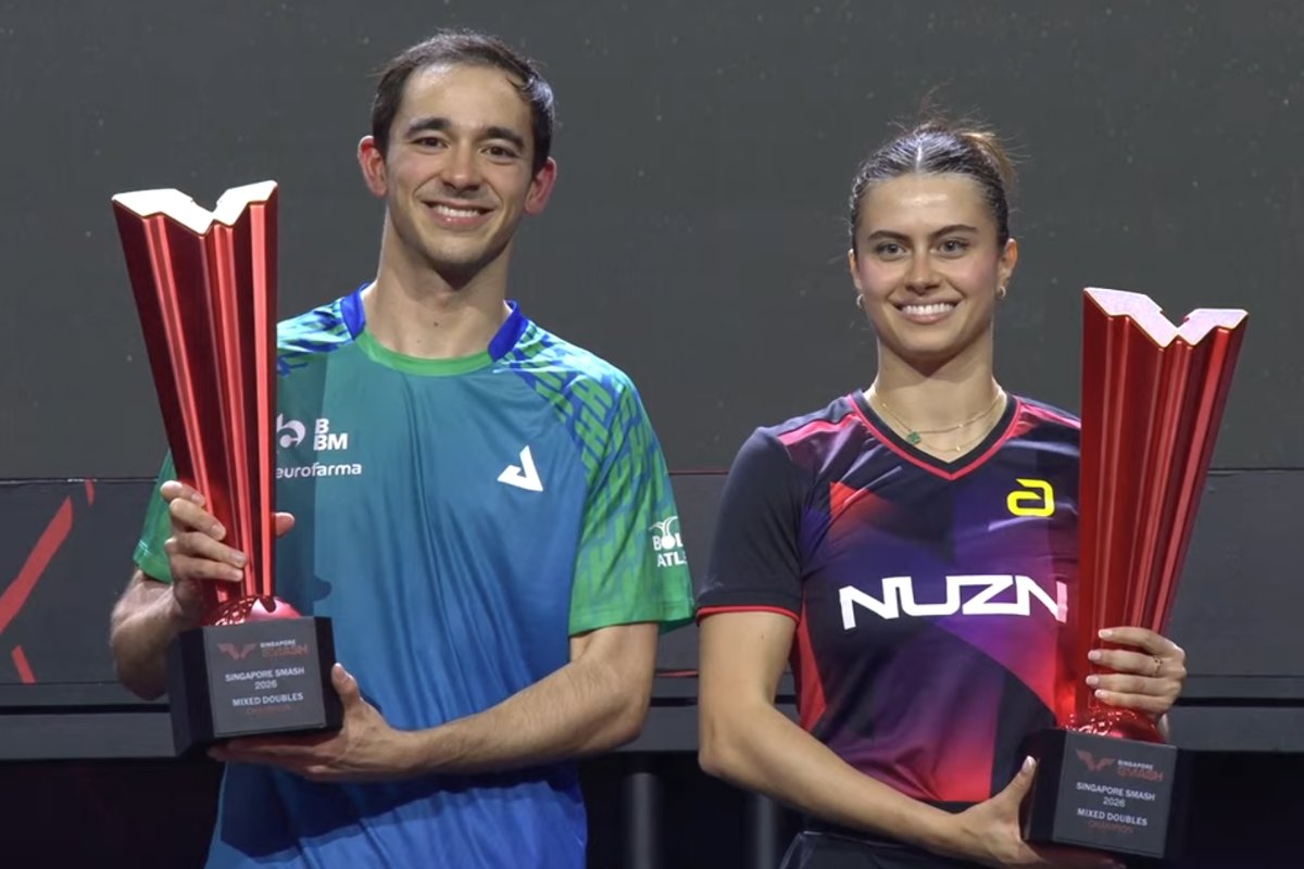 Calderano e Bruna Takahashi fazem história e conquistam título inédito em Singapura