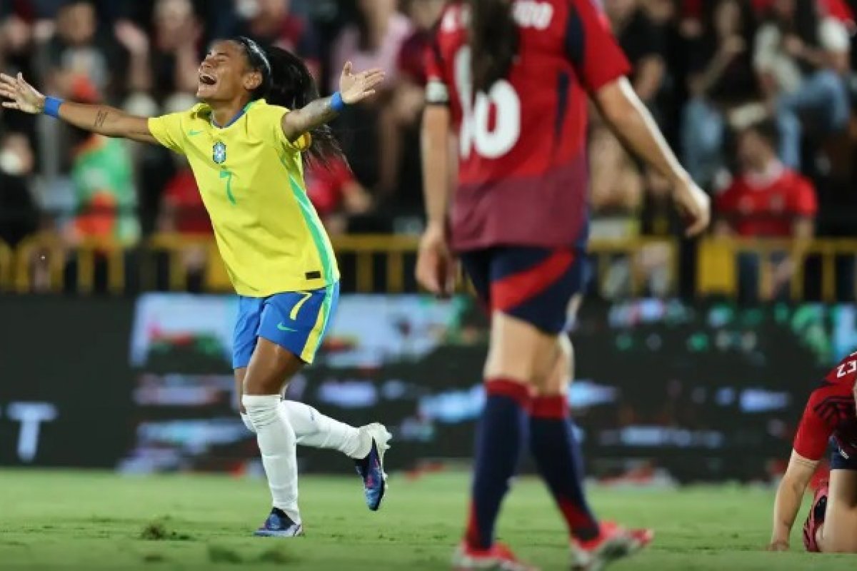 Seleção Feminina derrota a Costa Rica em primeiro amistoso do ano