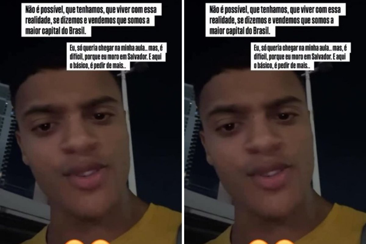 Vídeo: influenciador denuncia demora de ônibus e falta de iluminação em ponto e cobra Bruno Reis