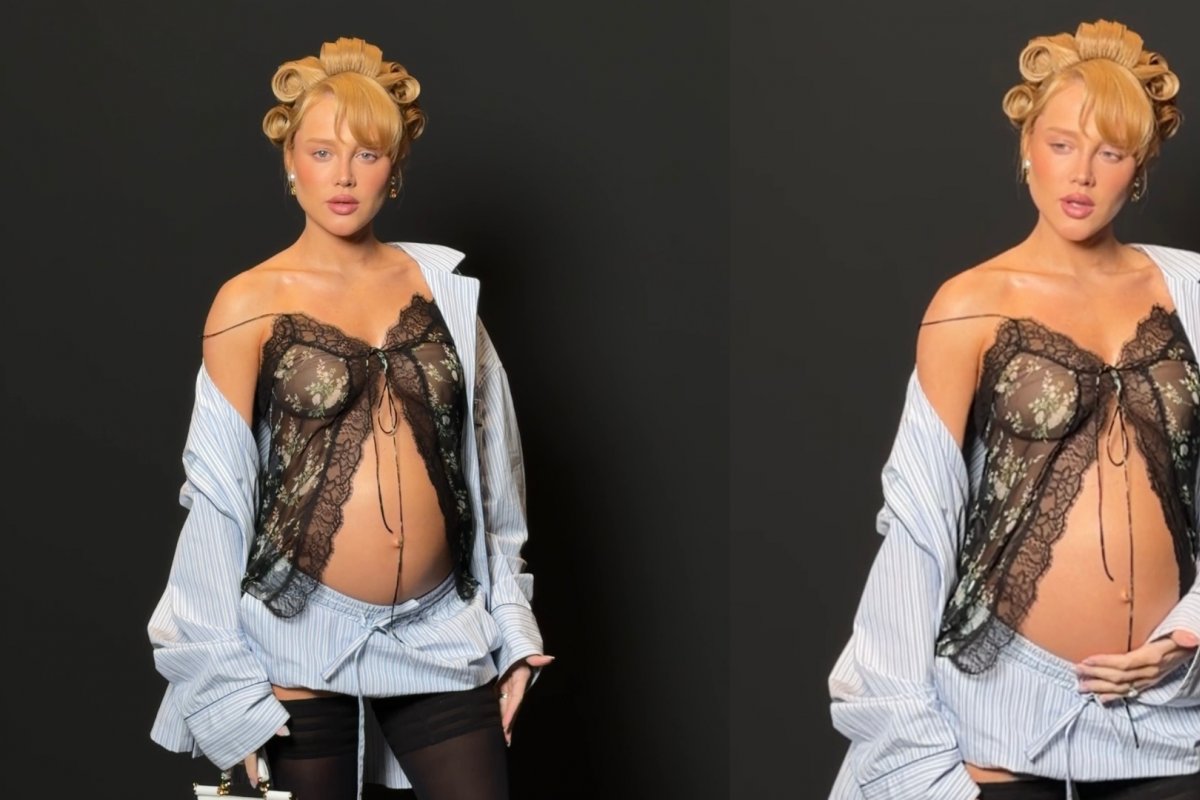 Malu Borges rouba a cena com bobs no cabelo em desfile da Dolce & Gabbana! 