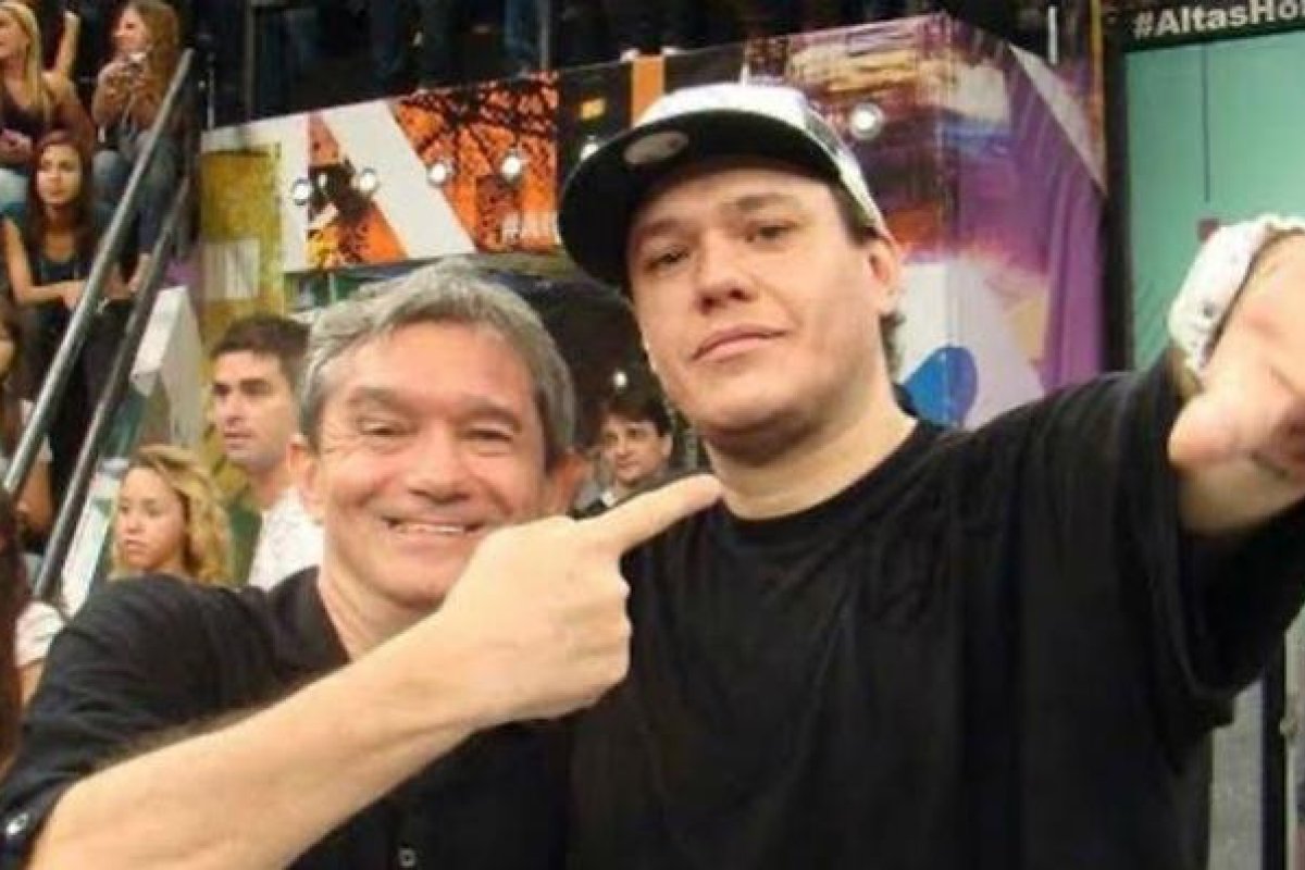 Serginho Groisman compartilha registro raro ao lado de Chorão
