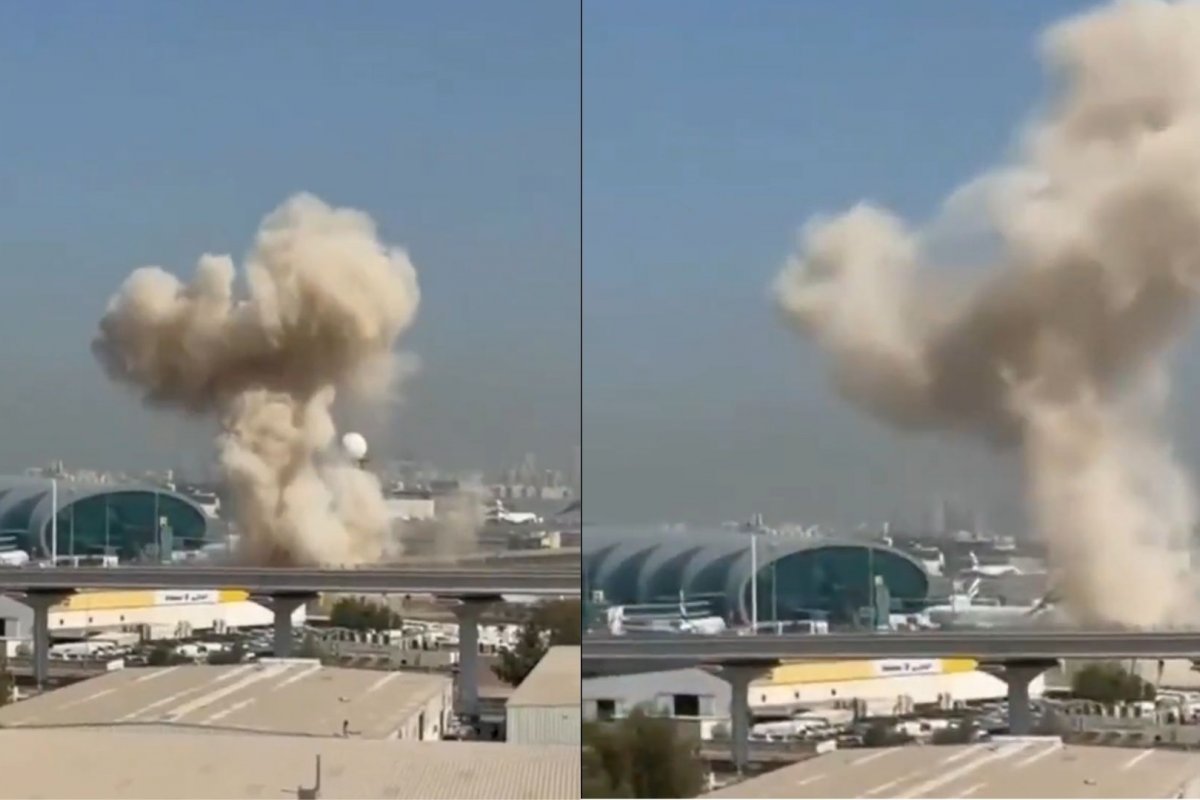 Vídeo: Aeroporto Internacional de Dubai é alvo de ataque com drone neste sábado (7)
