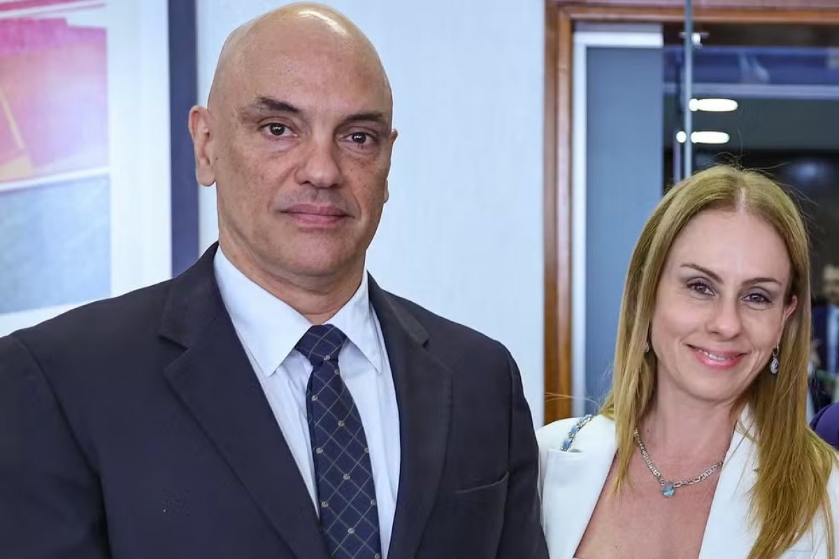 Esposa de Alexandre de Moraes nega ter recebido mensagens de Vorcaro